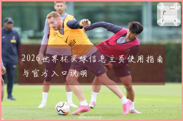 2026世界杯买球信息主页使用指南与官方入口说明
